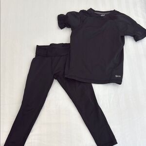 DSG Boys Compression T-shirt and full length compression tights